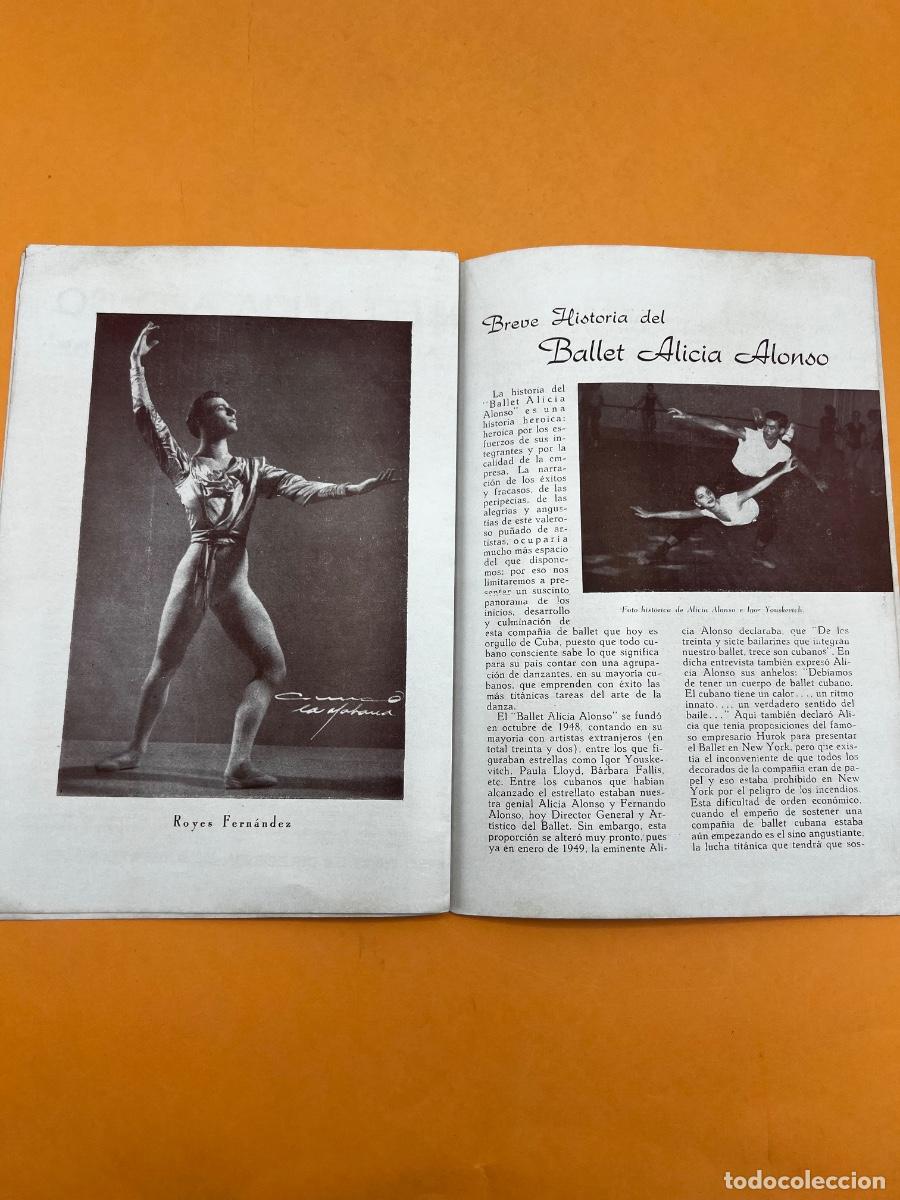 Coleccionismo: BALLET ALICIA ALONSO. CENTENARIO DEL NATALICIO DE JOS&Eacute; MART&Iacute;. PROGRAMA. - Foto 6