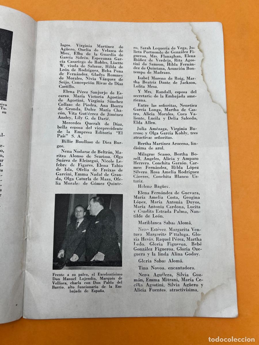 Coleccionismo: ORQUESTA FILARM&Oacute;NICA DE LA HABANA. 1952. PROGRAMA. - Foto 4