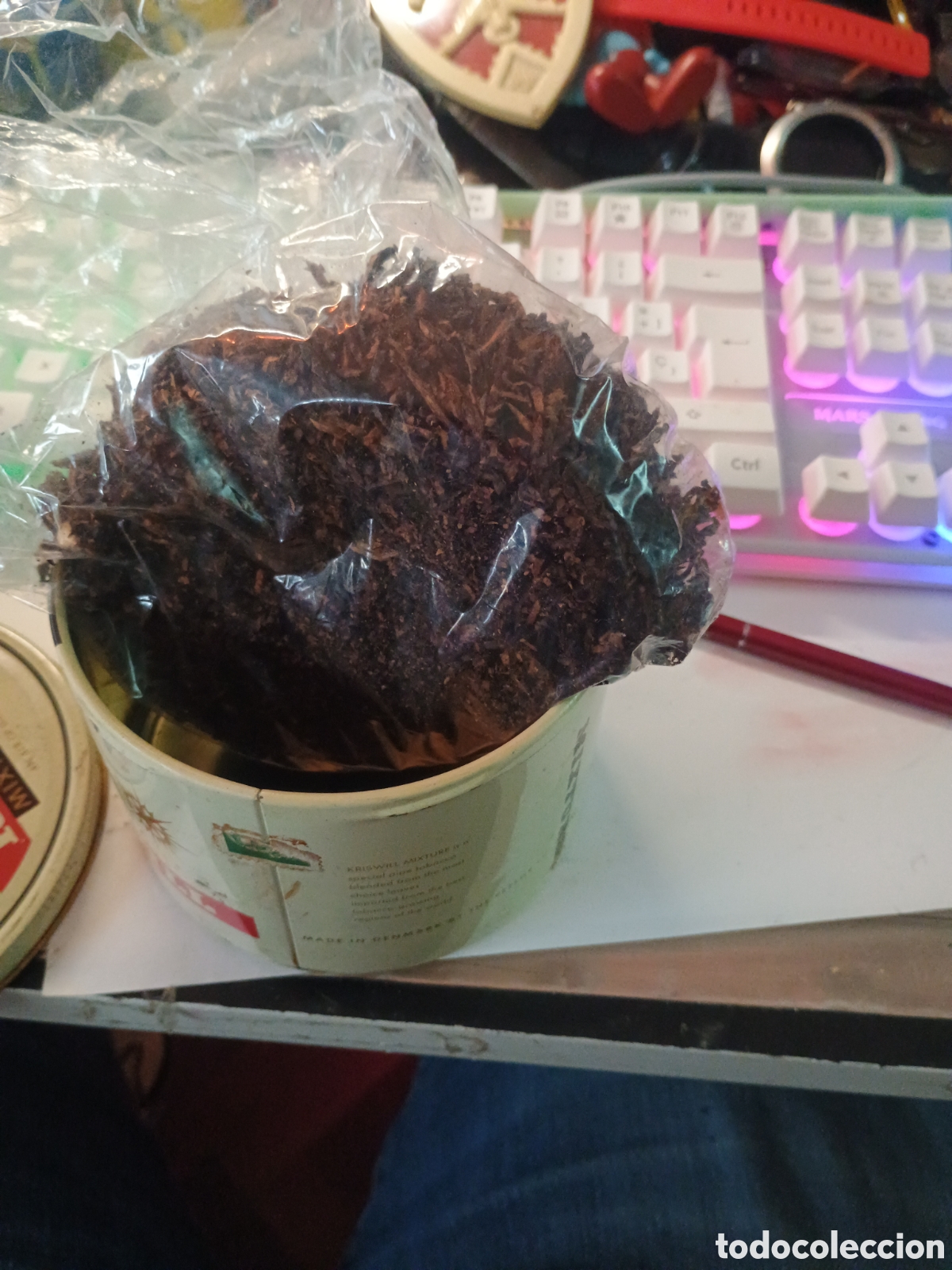 Coleccionismo: LATA DE TABACO KRISWILL CON TABACO - Foto 2