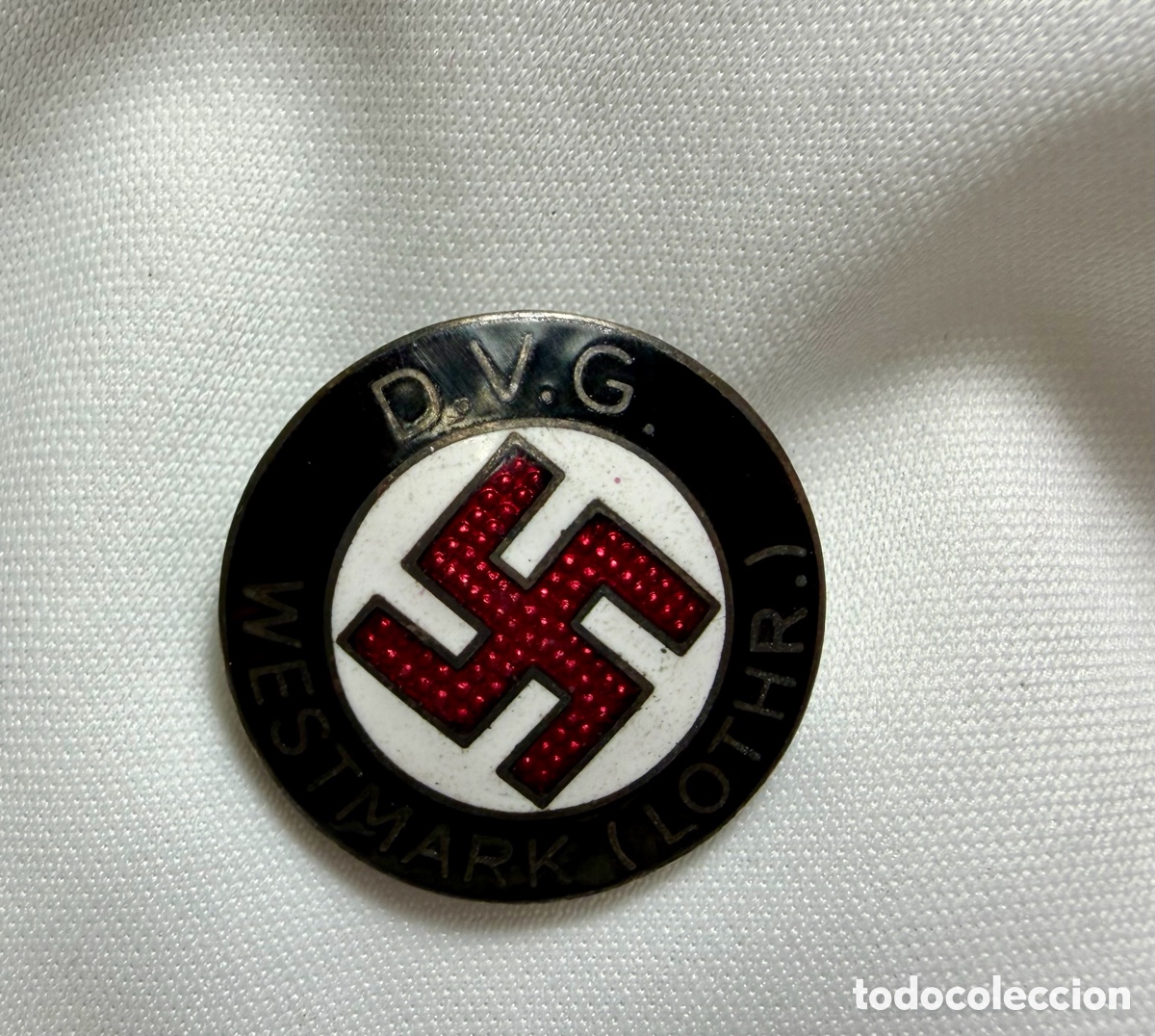 Coleccionismo: Antigua insignia organizacion partido nazi. Tercer Reich.