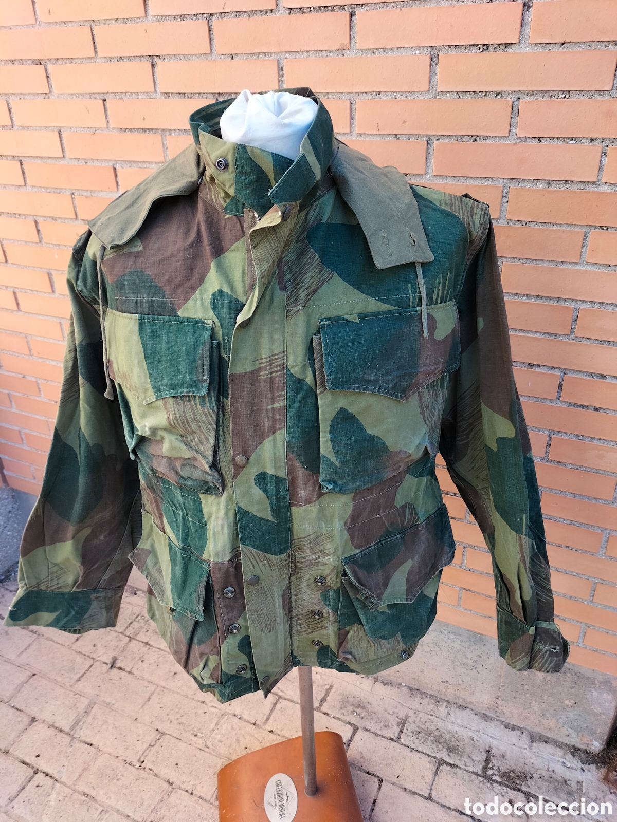 Coleccionismo: Chaqueta Paracaidista Belga BAWI 1956 - Camuflaje Brushstroke - 100% Original Paracommando