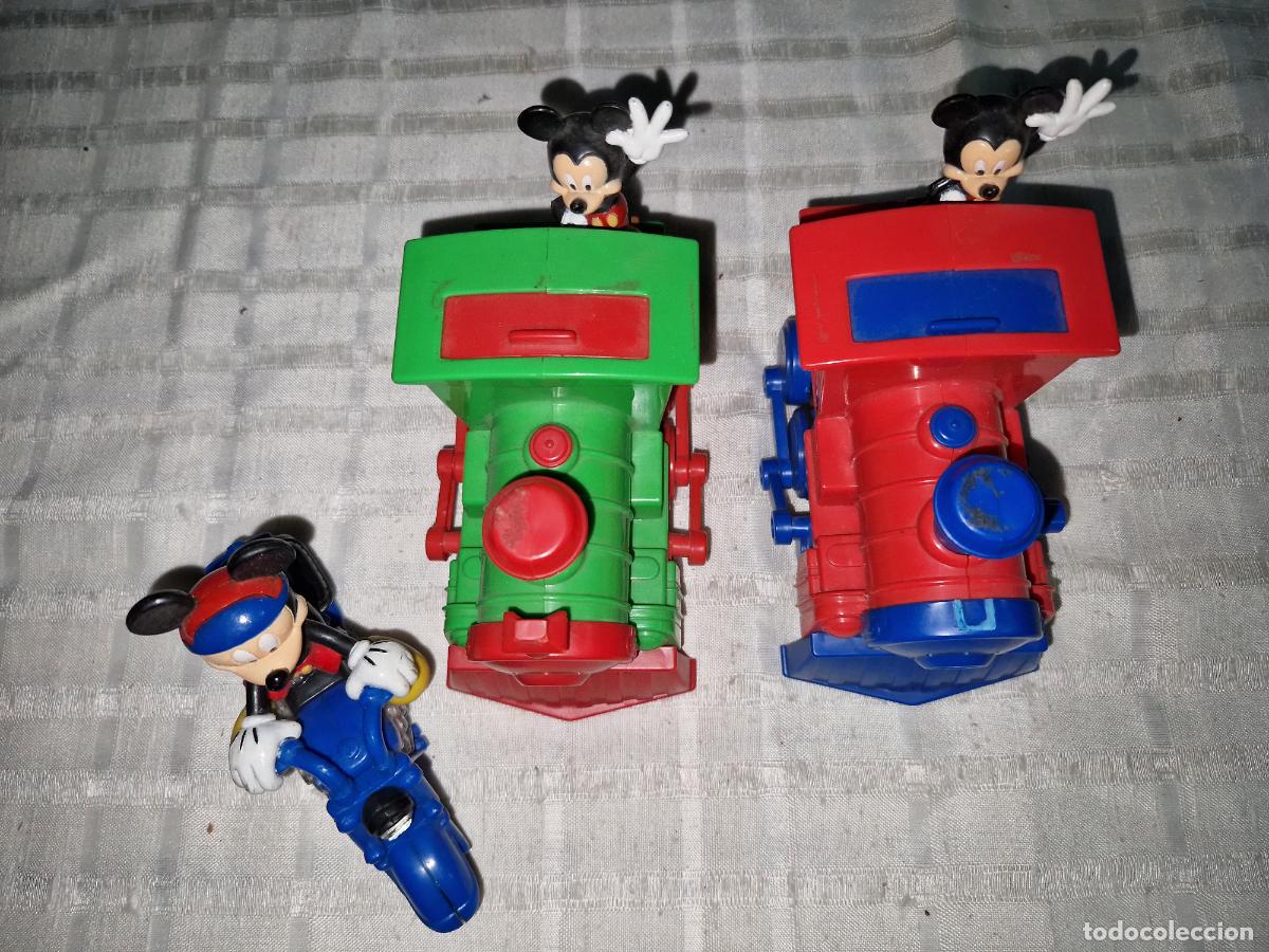 Coleccionismo: BONITOS TRENES Y MOTO DE MICKEY MOUSE. - Foto 2