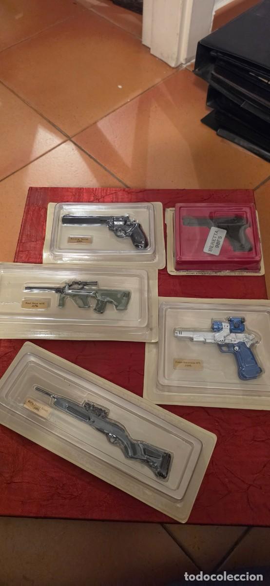 Coleccionismo: Preciosas miniaturas armas de fuego en metal