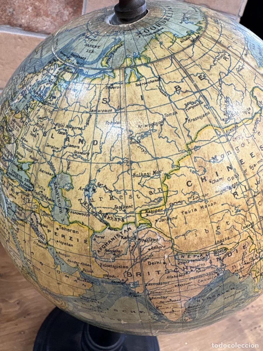 Coleccionismo: Globo terr&aacute;queo antiguo G. Thomas Par&iacute;s - Foto 5