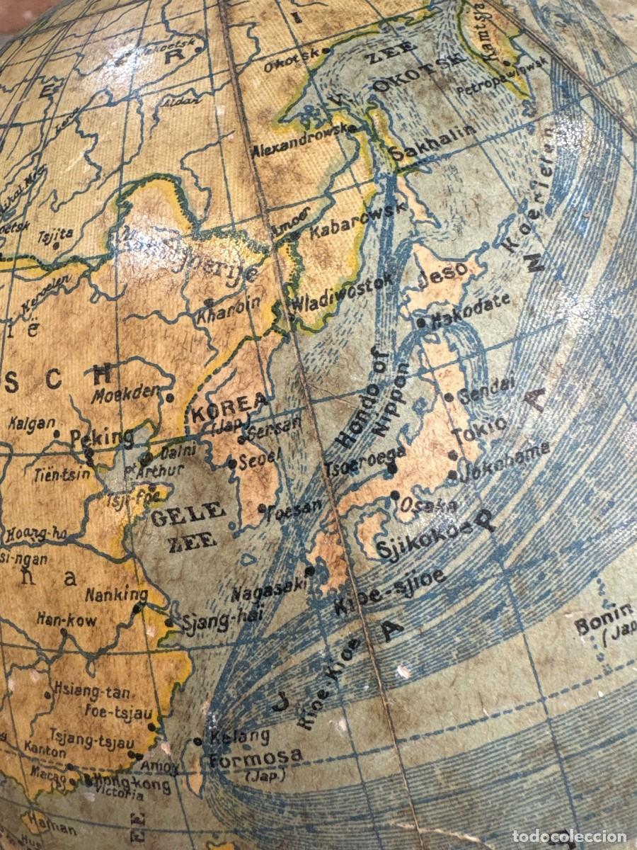 Coleccionismo: Globo terr&aacute;queo antiguo G. Thomas Par&iacute;s - Foto 7