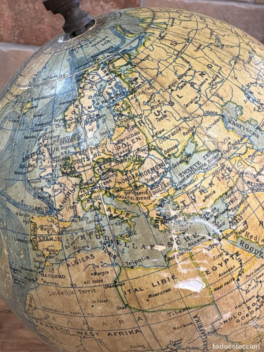 Coleccionismo: Globo terr&aacute;queo antiguo G. Thomas Par&iacute;s - Foto 12