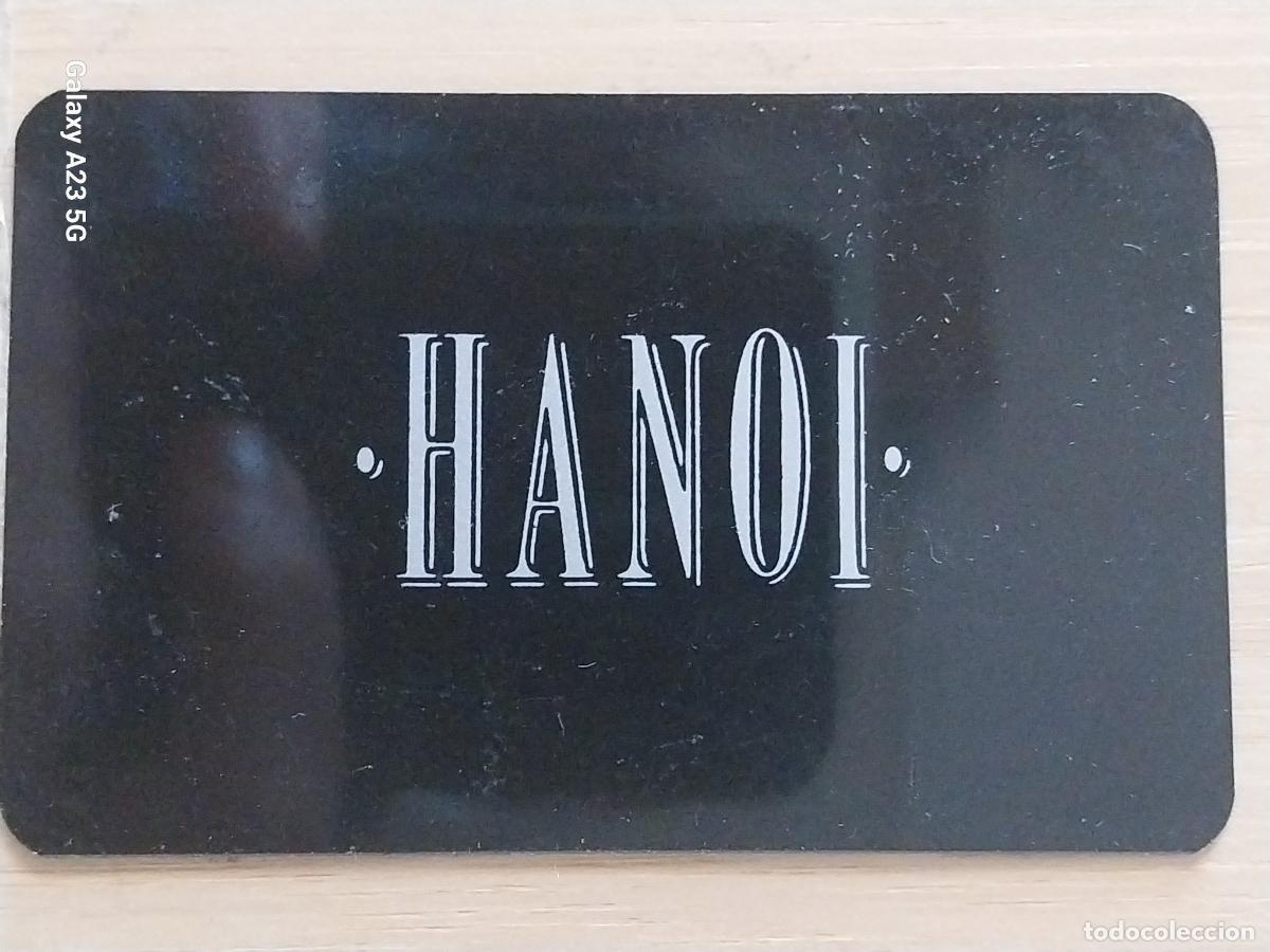 Coleccionismo: HANOI TARJETA DESCUENTO DISCO DISCOTECA PLASTICO 8.5X5.3CMS VINTAGE