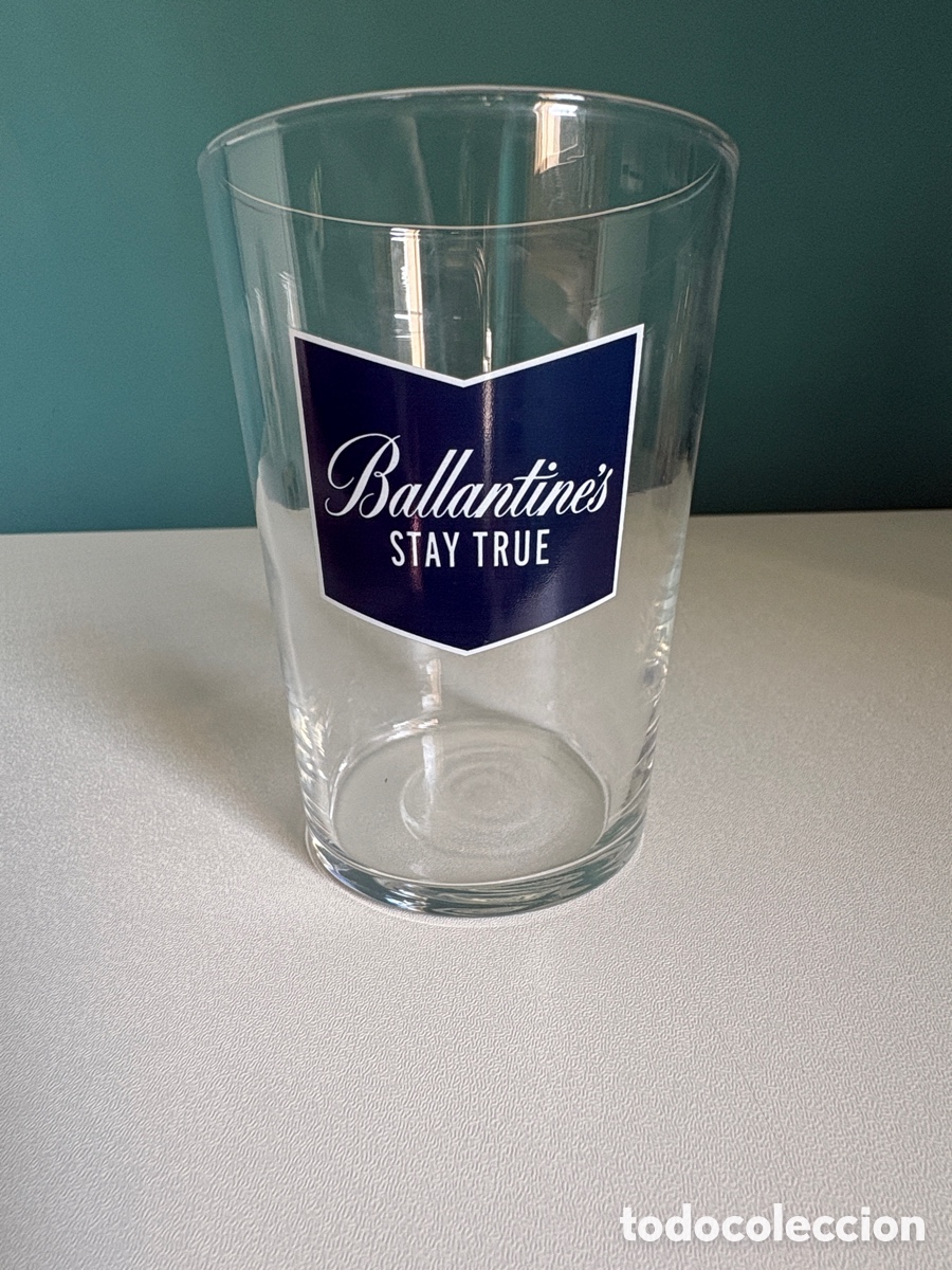 Coleccionismo: (L*065*) Vaso de Sidra / Combinados Ballantine&rsquo;s &rdquo;Stay True&rdquo; &ndash; Colecci&oacute;n Pub / Bar