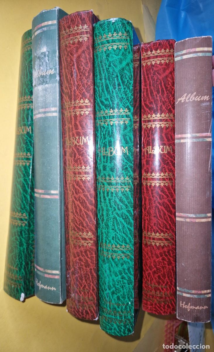 Coleccionismo: Lote de seis &aacute;lbumes Hofmann vac&iacute;os para coleccionismo fotos, postales, etc