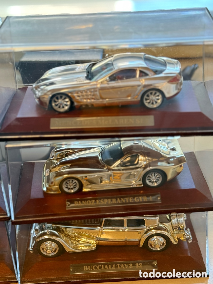 Coleccionismo: Colecci&oacute;n de 29 coches en miniatura de la colecci&oacute;n Joyas del Autom&oacute;vil en Plata