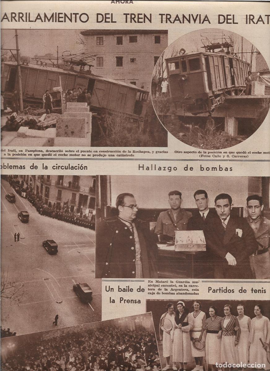 Coleccionismo: A&Ntilde;O 1933 RECORTE PRENSA MATARO HALLAZGO DE BOMBAS ABANDONADAS CARRETERA DE LA ARGENTERA