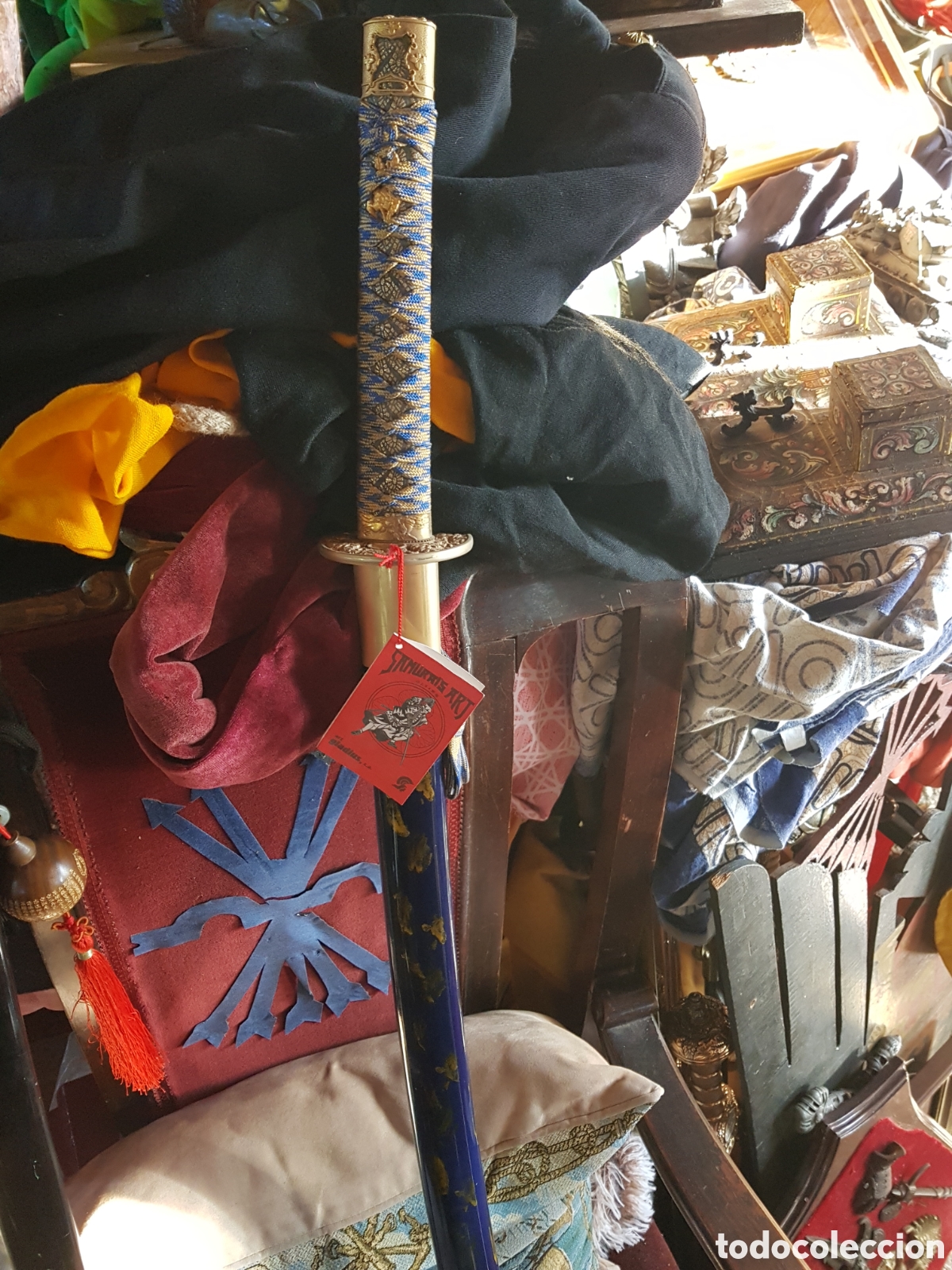 Coleccionismo: ESPECTACULAR KATANA DE ACERO 4 40 DE GRADIUS ARTESAN&Iacute;A TOLEDANA A&Ntilde;IS 90