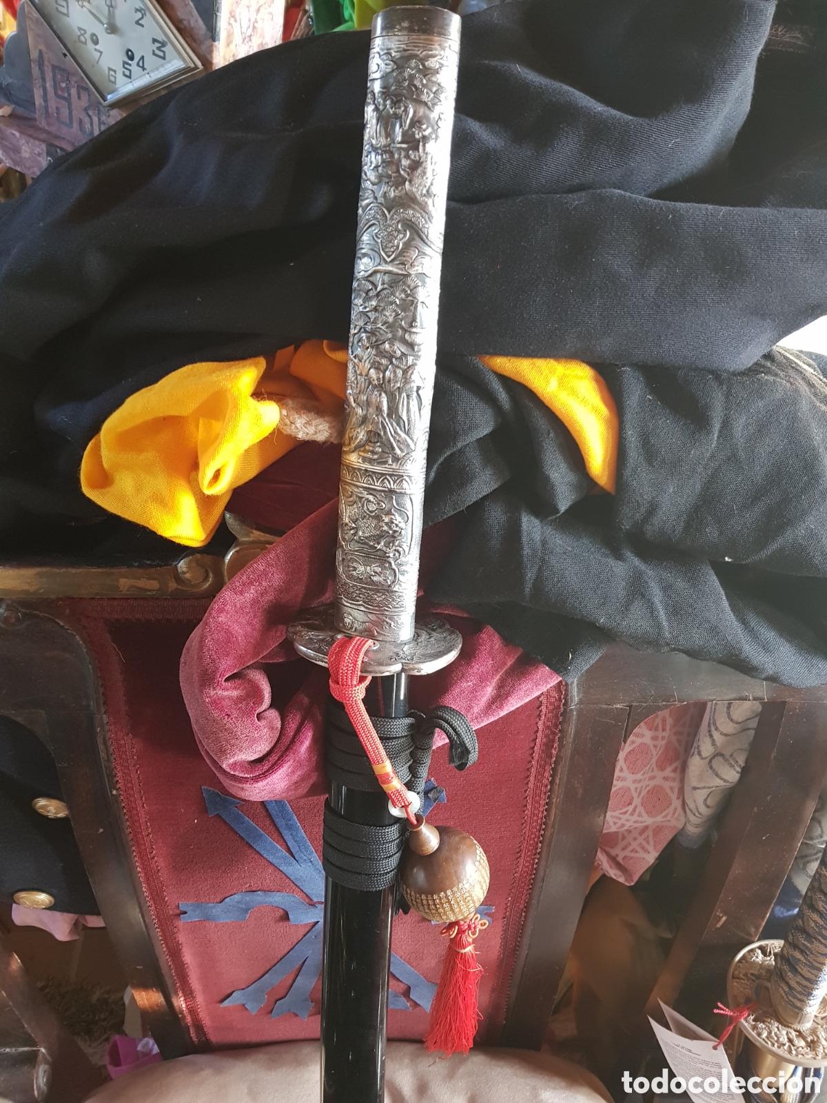 Coleccionismo: ESPECTACULAR KATANA DE MARTO ARTESAN&Iacute;A TOLEDANA ACERO 4.40