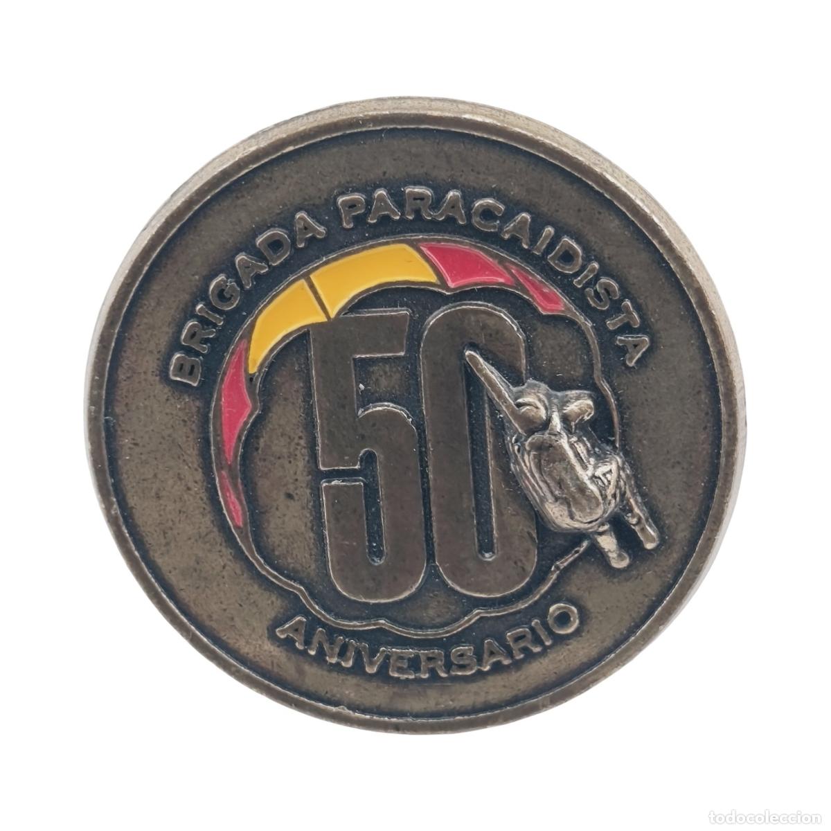 Coleccionismo: MEDALLA MILITAR CONMEMORATIVA - 50 ANIVERSARIO BRIGADA PARACAIDISTA (BRIPAC) - EJ&Eacute;RCITO DE TIERRA -