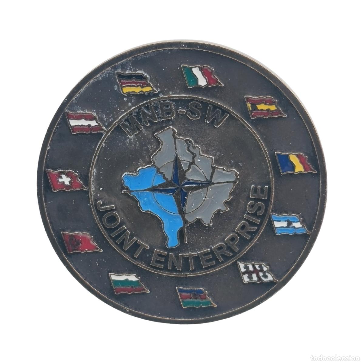 Collecting: MEDALLA MILITAR KFOR KOSOVO - CONTINGENTE ESPA&Ntilde;OL PRIZREN (OTAN MNB-SW) - MISIONES DE PAZ - 5 CM