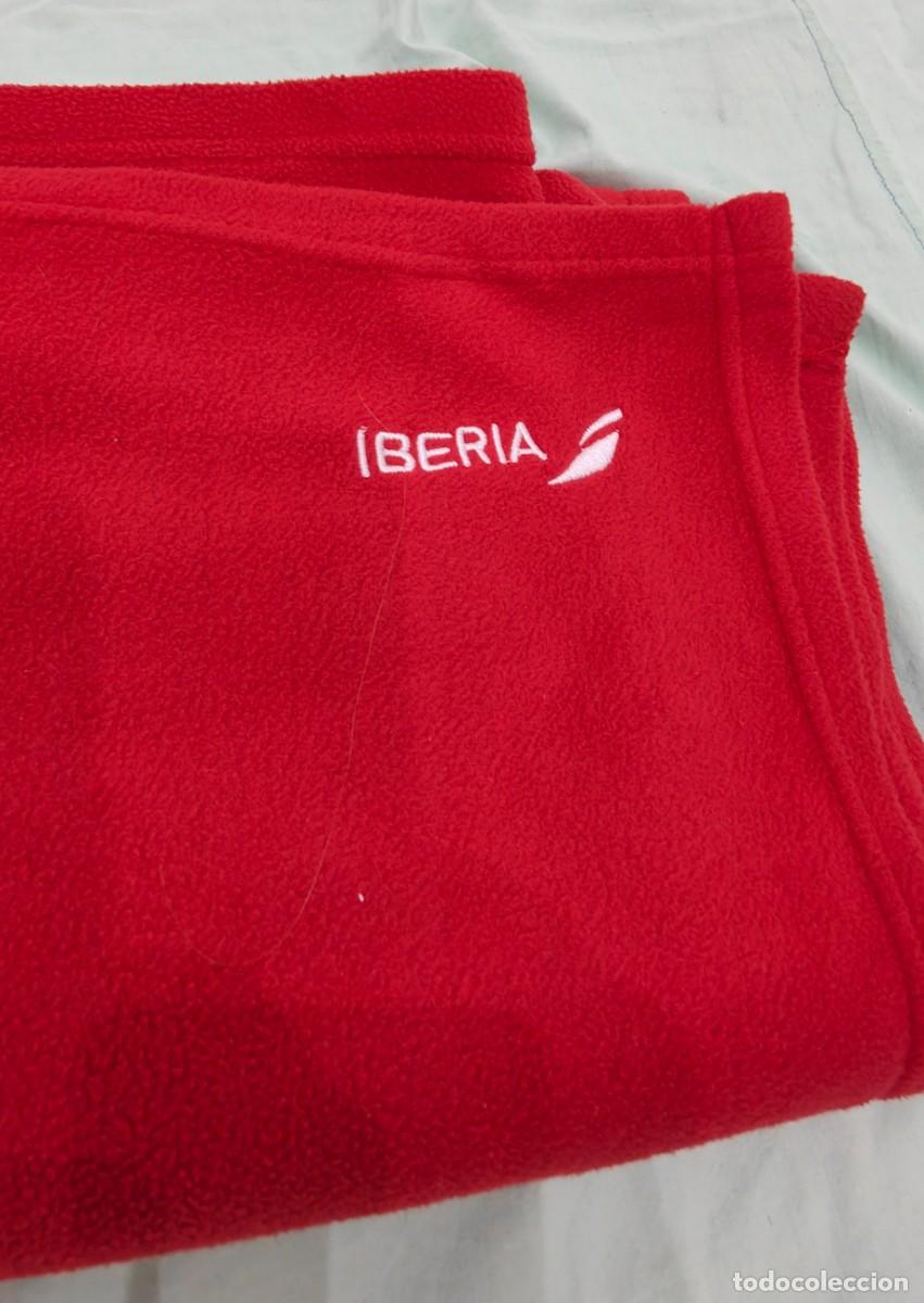 Coleccionismo: Iberia ,manta avi&oacute;n. - Foto 2