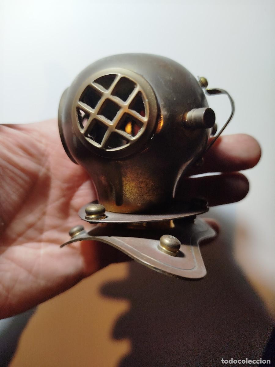 Coleccionismo: Casco de buzo de hierro - vintage