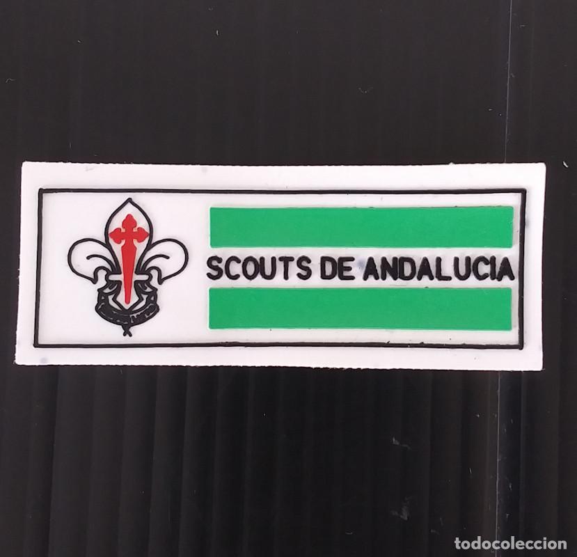 Collezionismo: Insignia scout a&ntilde;os 80 SCOUTS DE ANDALUCIA Asociaci&oacute;n Scouts de Espa&ntilde;a