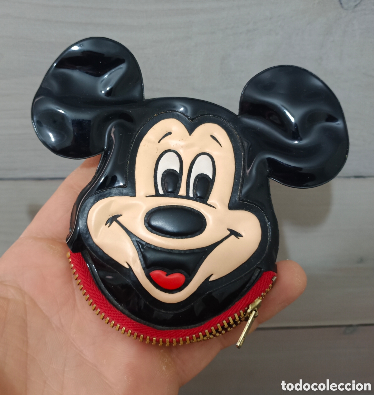Coleccionismo: Antiguo monedero vintage mickey mouse disneyland Paris