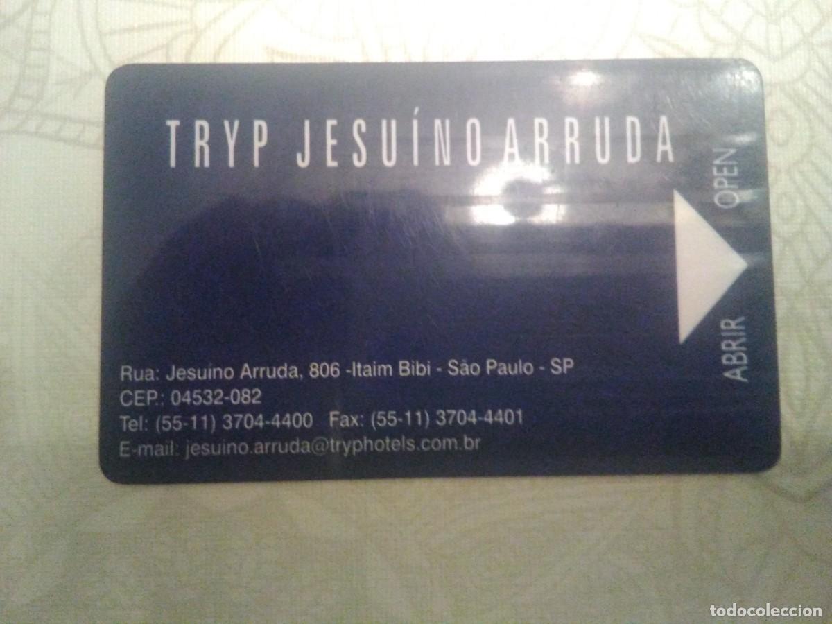 Coleccionismo: Tarjeta hotel TRYP Jesusino Arruda