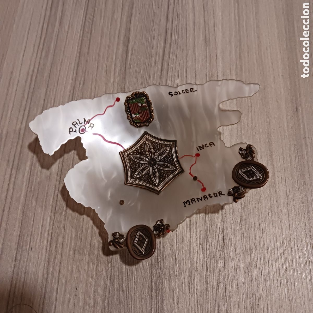 Coleccionismo: Cenicero en forma de mapa de Mallorca - Foto 9