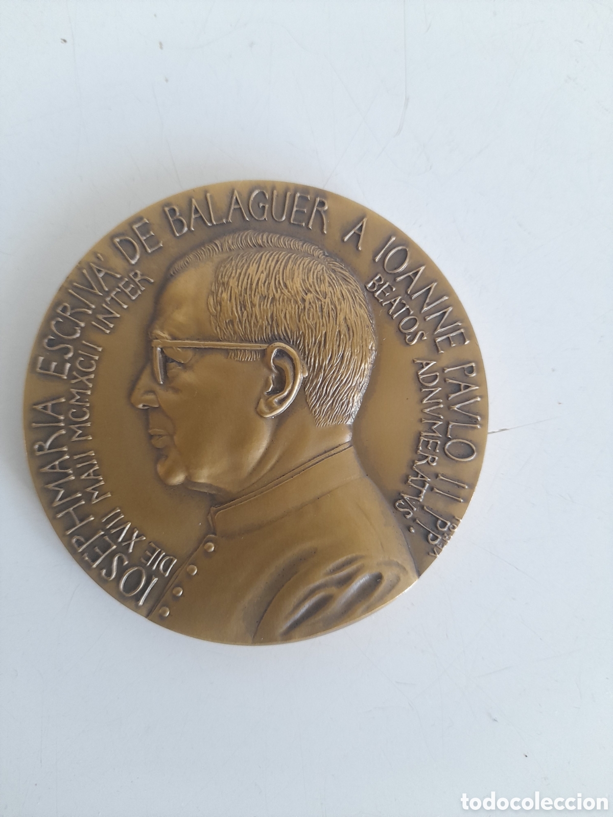 Coleccionismo: MEDALLA BRONCE ESCRIVA DE BALAGUER