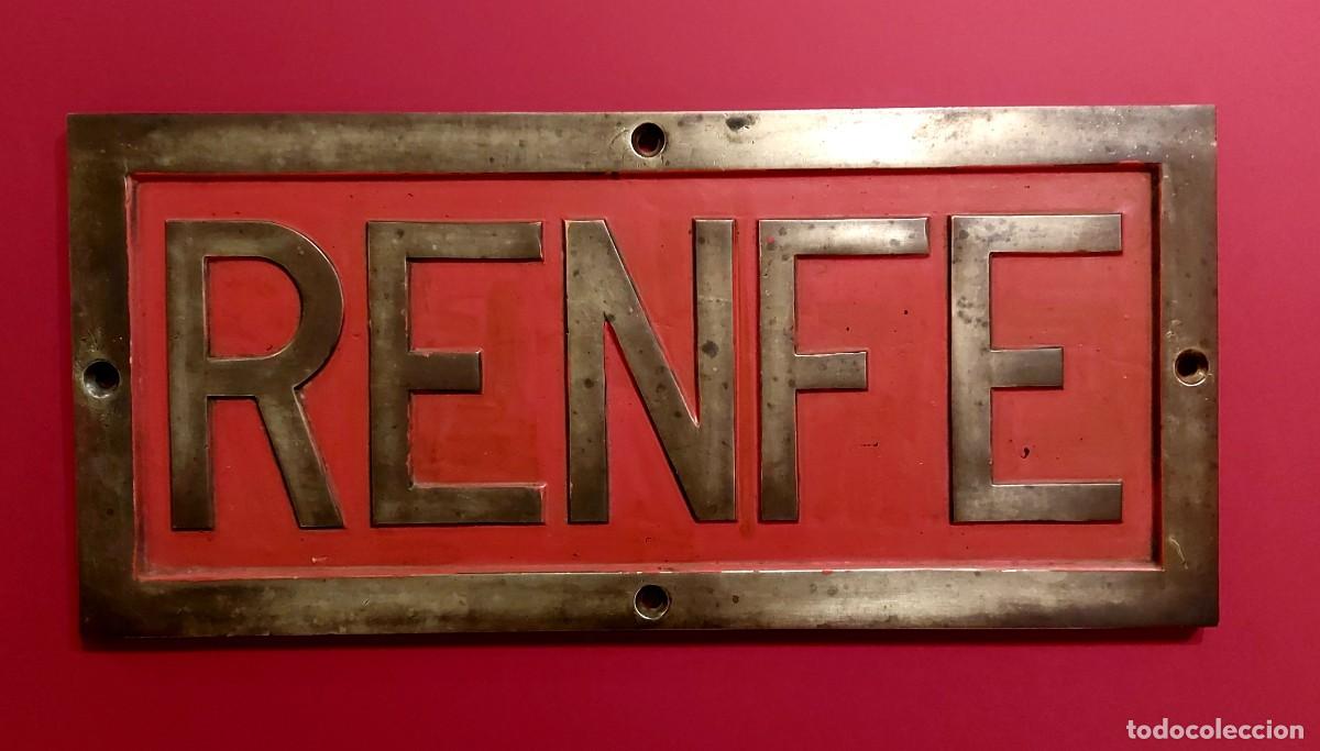 Coleccionismo: FERROCARRIL - RENFE PLACA LOCOMOTORA
