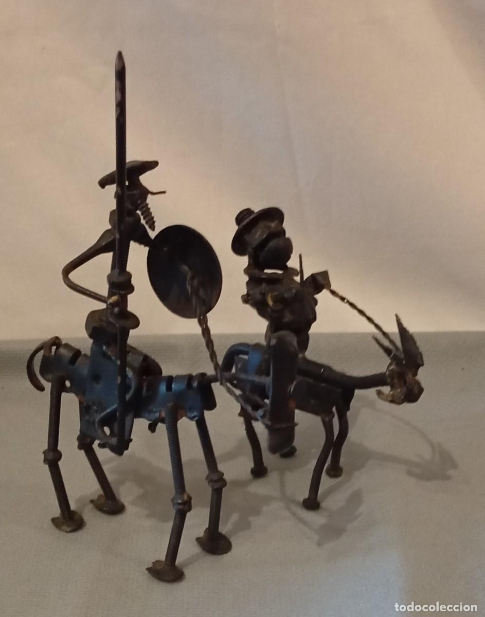 Coleccionismo: Escultura Artesanal Don Quijote y Sancho
