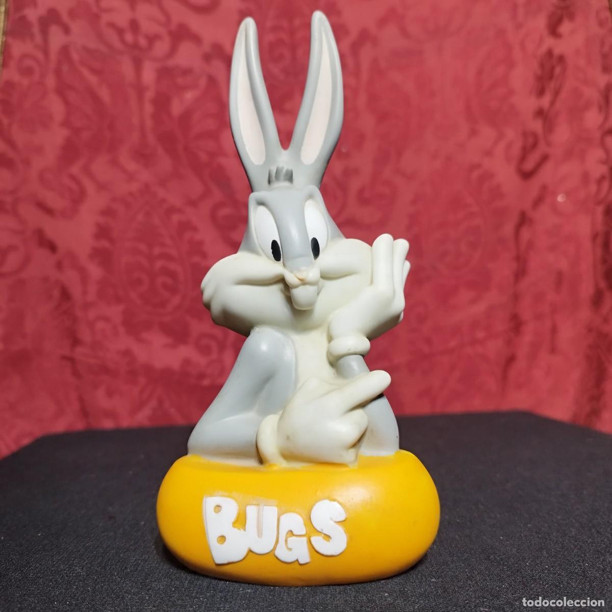 Coleccionismo: FIGURA SOPORTE CONEJO BUGS BUNNY PARA CEPILLO DIENTES NI&Ntilde;O - WARNER BROS -