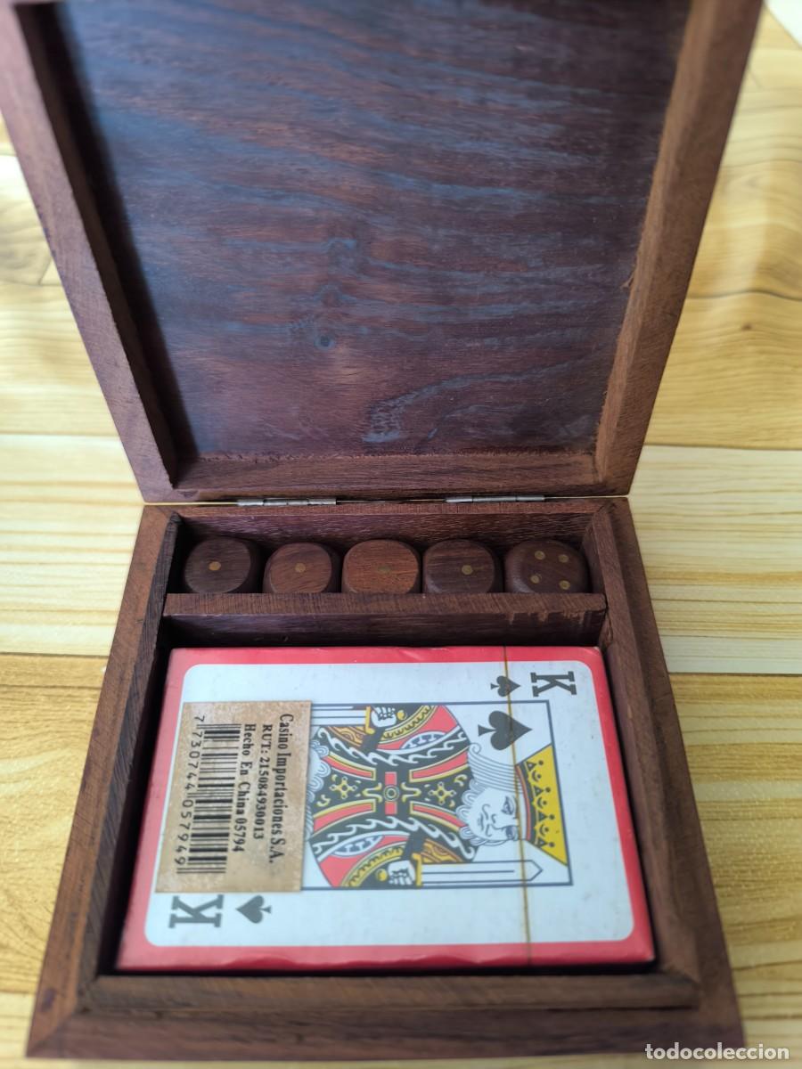 Coleccionismo: Estuche De Madera Con Baraja Importado de URUGUAY - Foto 1