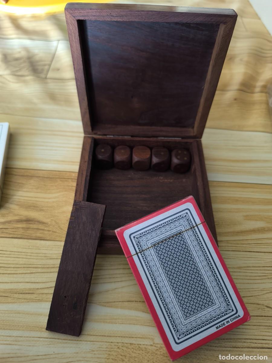 Coleccionismo: Estuche De Madera Con Baraja Importado de URUGUAY - Foto 3