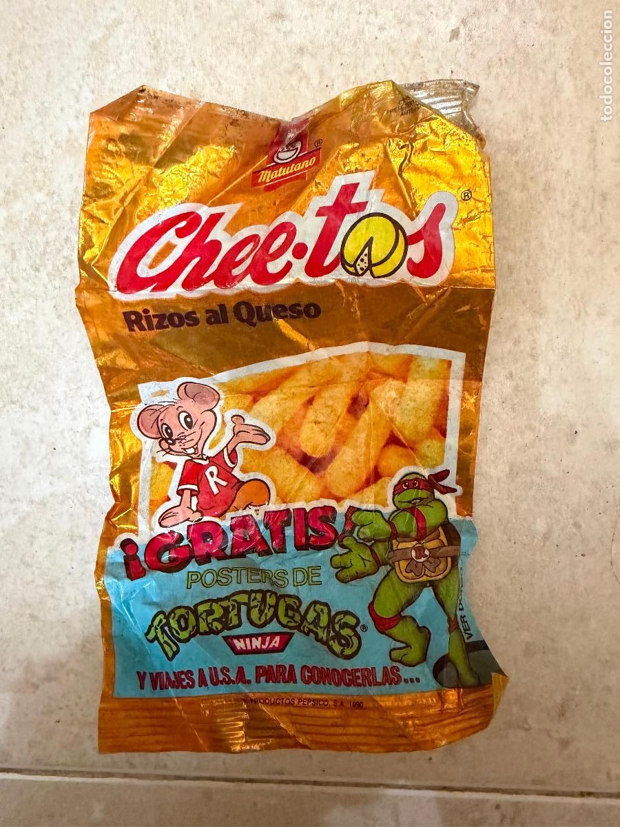Coleccionismo: Envoltorio cheetos tortugas ninja