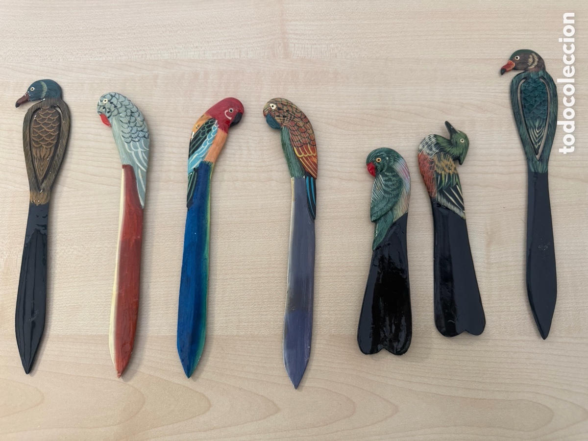 Coleccionismo: Lote de abrecartas de madera - Foto 2