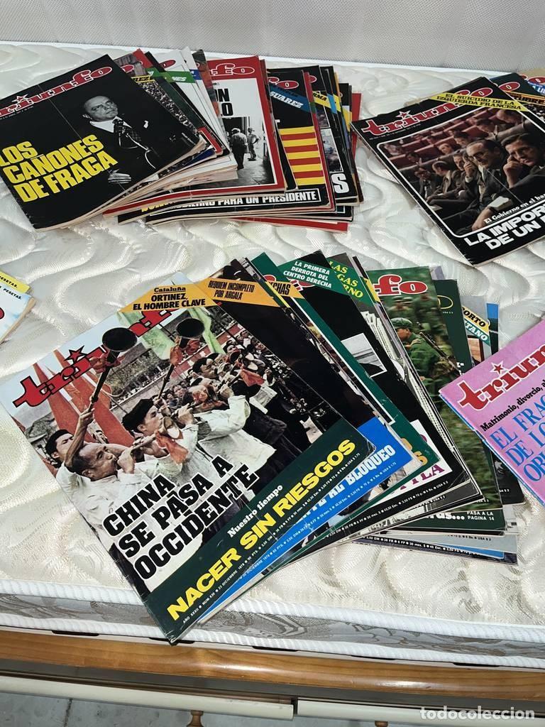 Coleccionismo: LOTE DE REVISTAS DE TRIUNFO - Foto 6