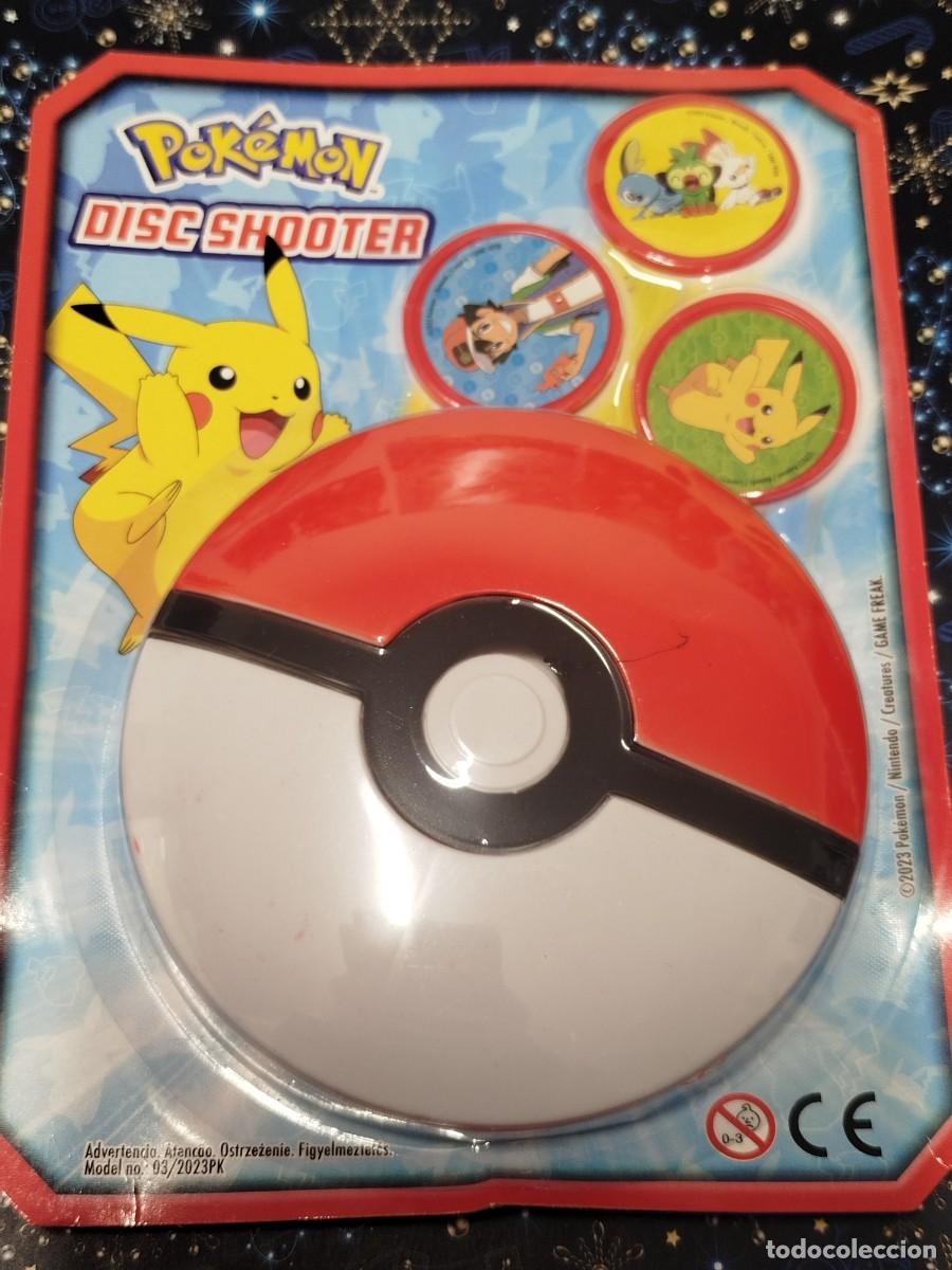 Coleccionismo: POK&Eacute;MON DISC SHOOTER POK&Eacute; BALL + 3 DISCOS SIN ABRIR