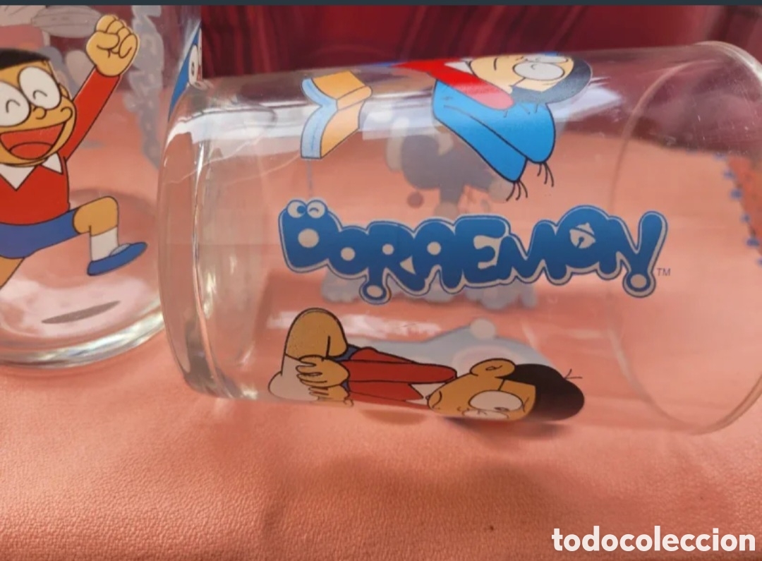 Coleccionismo: Dos vasos originales de Doraemon - Foto 4