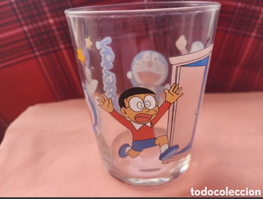 Coleccionismo: Dos vasos originales de Doraemon