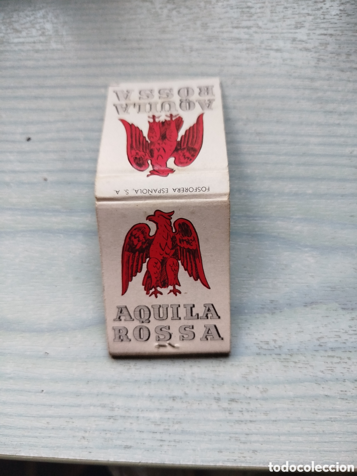 Coleccionismo: Cerillas bebidas aquila rossa