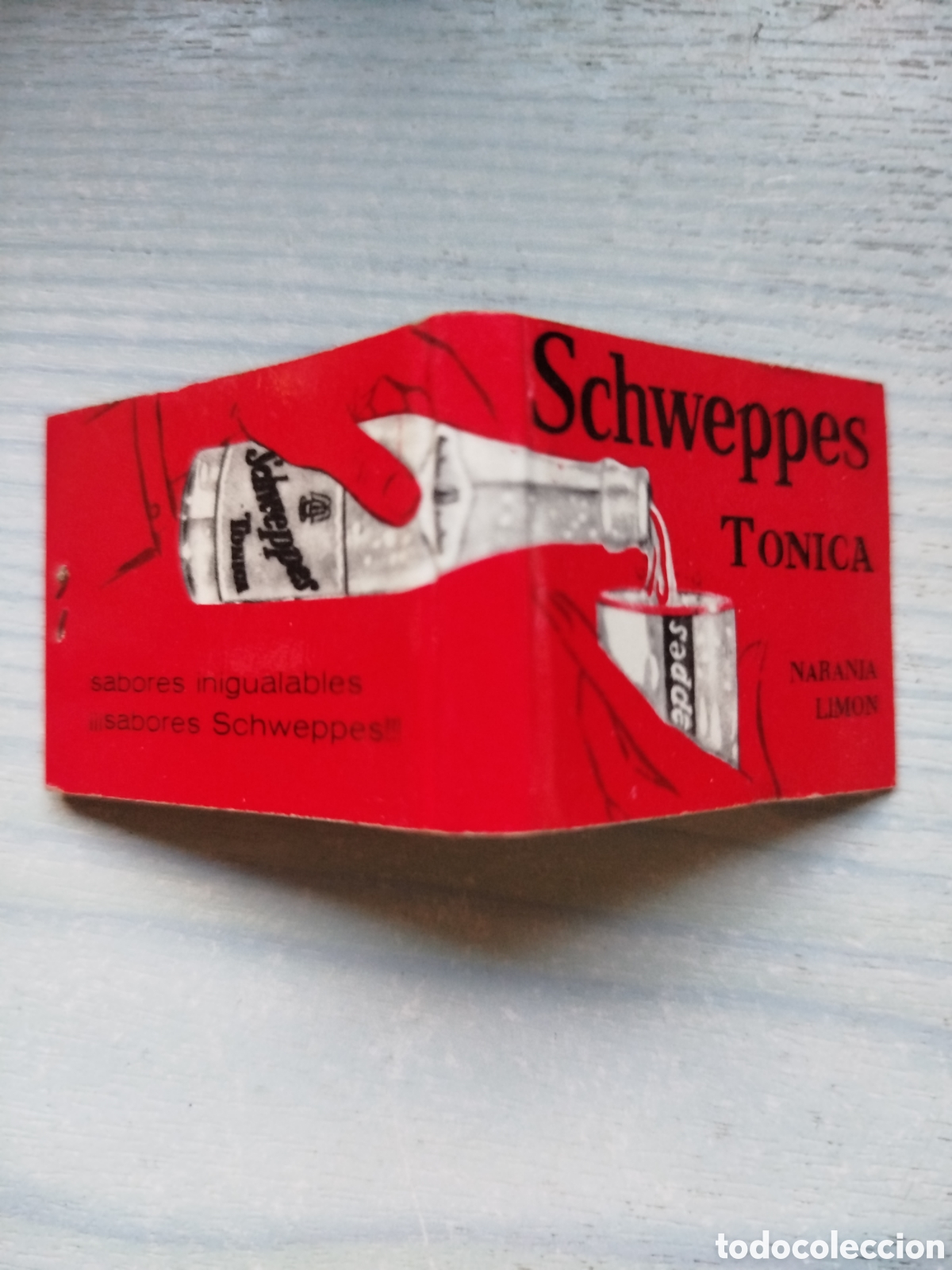 Coleccionismo: Cerillas bebidas schweppes