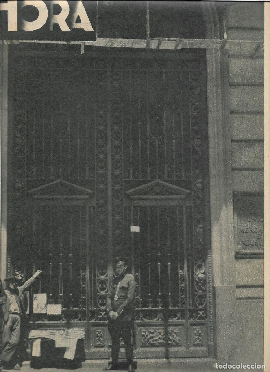 Coleccionismo: A&Ntilde;O 1933 RECORTE PRENSA CLAUSURA CIRCULO DE LA UNION MERCANTIL DETENCION MIEMBROS DEL COMITE