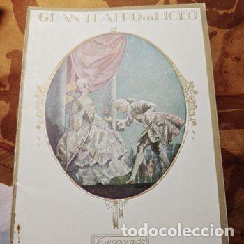 Coleccionismo: Programa Oficial Gran Teatro del Liceo - Temporada 1925-1926