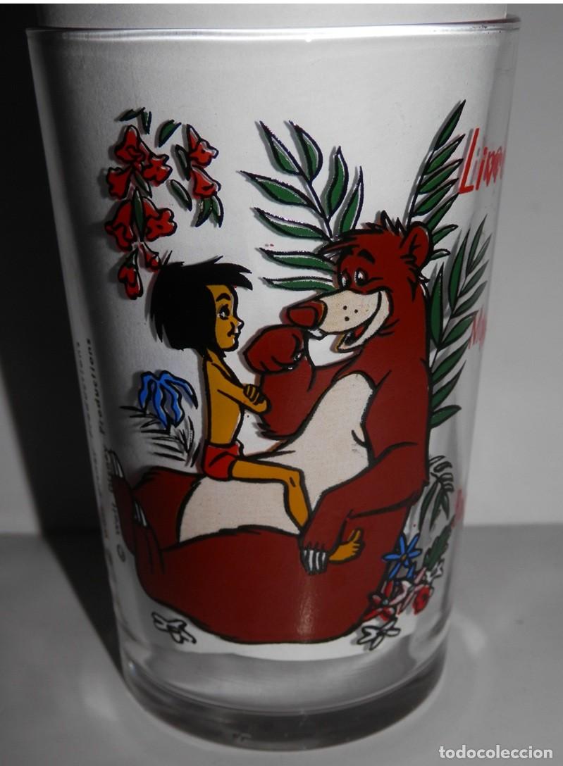 Coleccionismo: VASO ANTIGUIO WALT DISNEY DE LA SERIE EL LIBRO DE LA SELVA