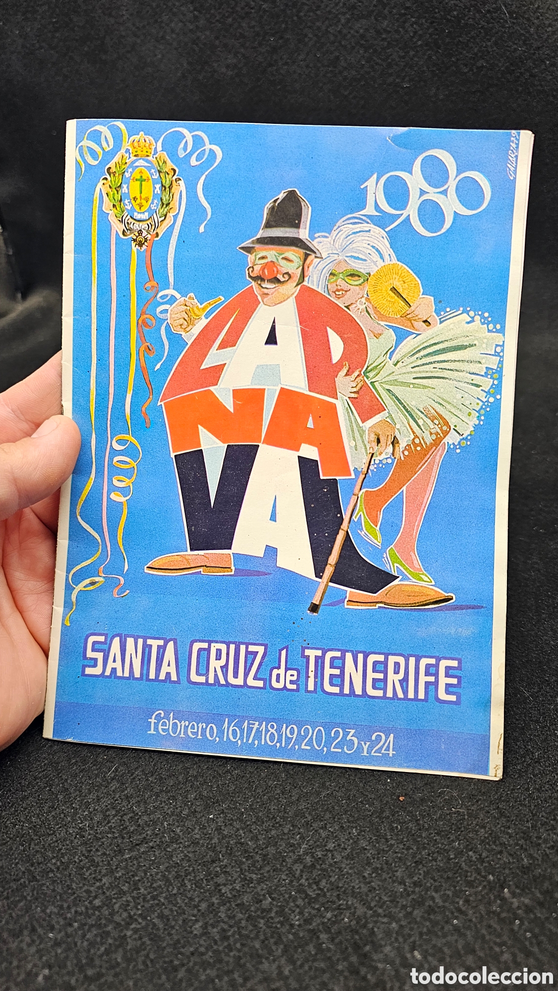 Coleccionismo: Programa del carnaval de Tenerife 1980