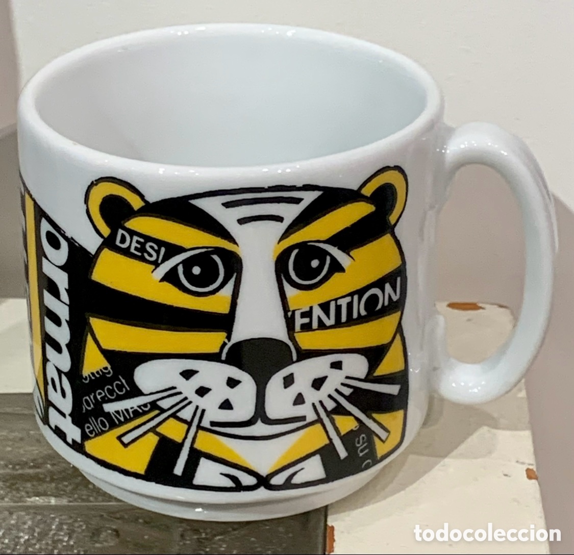 Coleccionismo: Muy / Taza. Con tigre. Porcelana. IDISA.