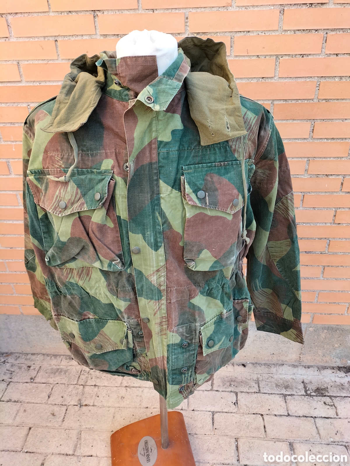 Coleccionismo: Chaqueta Paracaidista Belga ABL 1956 RAKA &ndash; Camuflaje Brushstroke