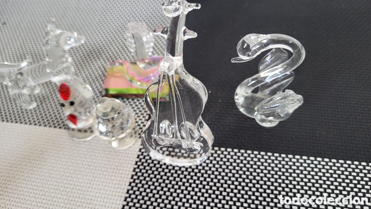 Coleccionismo: Figuras cristal en miniatura - Foto 4