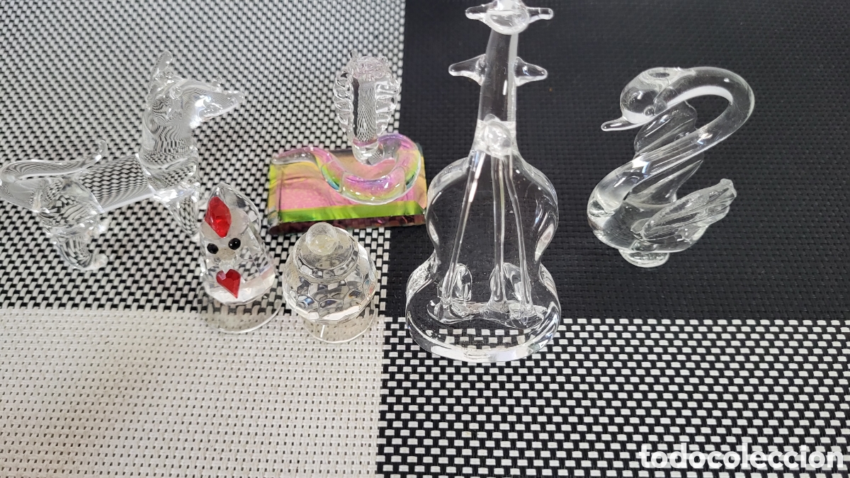 Coleccionismo: Figuras cristal en miniatura - Foto 1