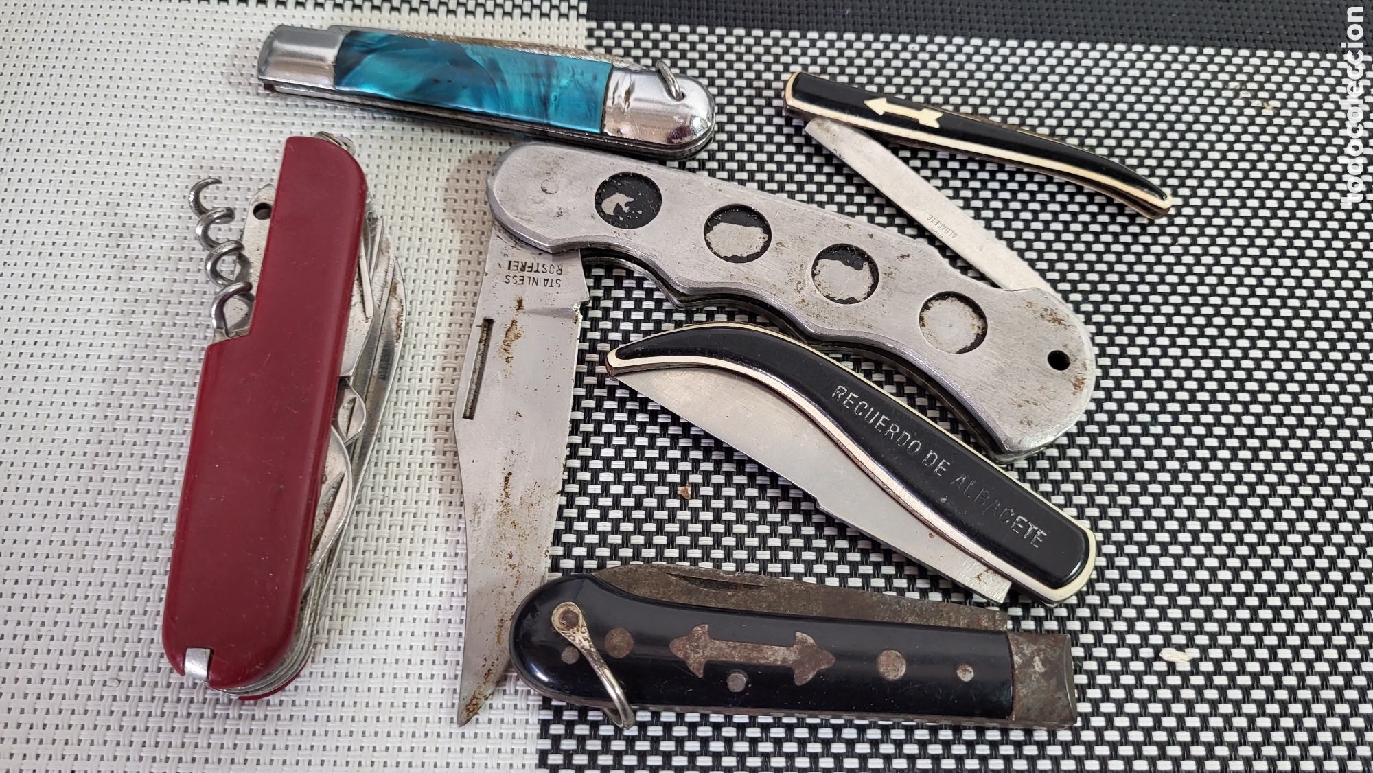 Coleccionismo: Lote de varias navajas colecci&oacute;n