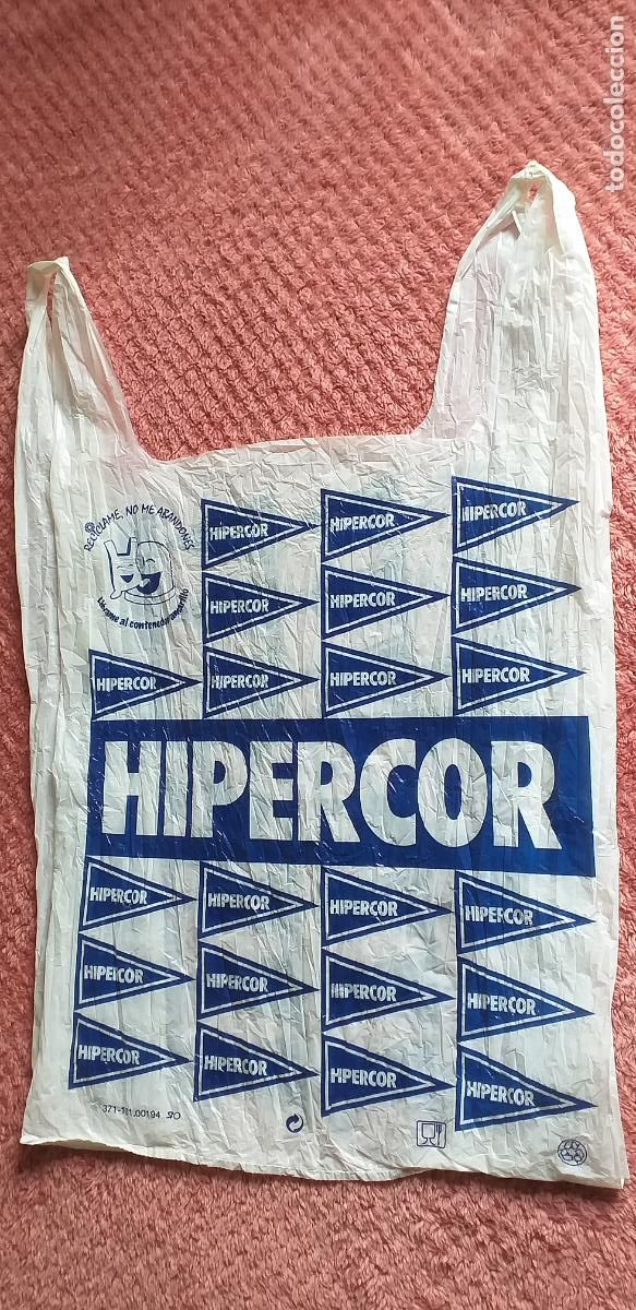 Coleccionismo: BOLSA ANTIGUA SUPERMERCADO-HIPERCOR - Foto 2