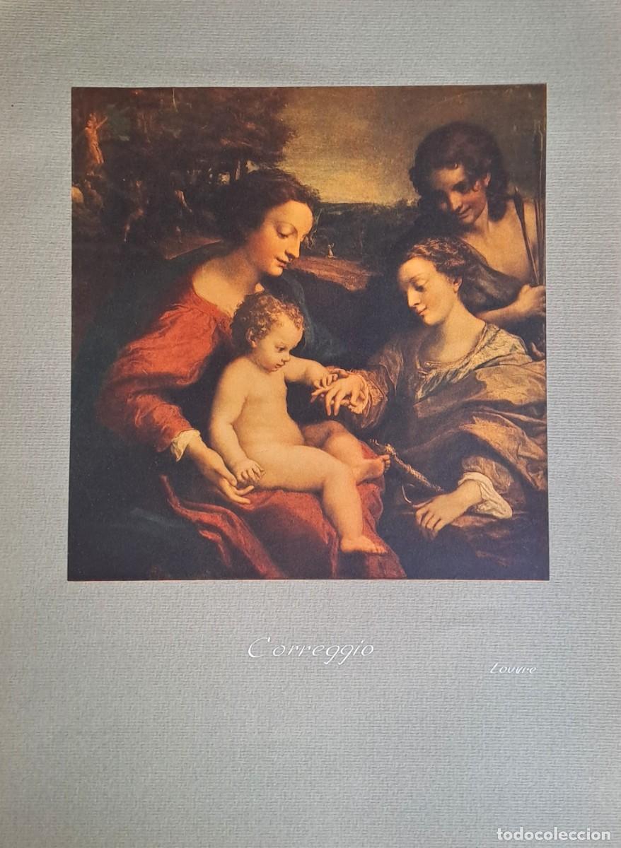 Coleccionismo: REPRODUCCION DE LAMINA ARTISTICA SOBRE CARTULINA CORREGGIO LOUVRE. LAMINARTE-075